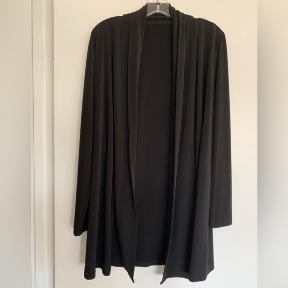 unknown Sweaters - BLACK LIGHT WOMEN’S OPEN CARDIGAN LONG SHAWL TRAVEL OFFICE EASY ELEGANT MUST😀🧥🌹🤗